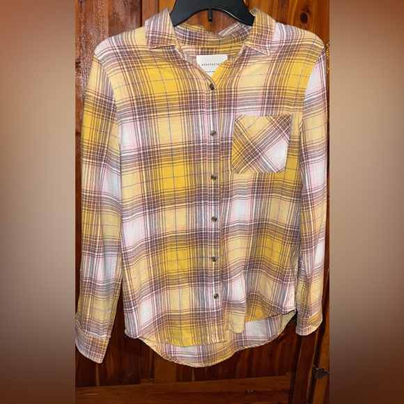 Aeropostale Boyfriend Fit Flannel - Picture 1 of 4